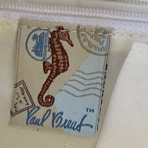 Paul Brent Beachy Tropical Leaf Print Canvas Bag - Picture 5 of 6